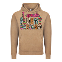 Vintage Coffee i speak fluent sarcasm Vintage Hoodie - Zillion Design Studio