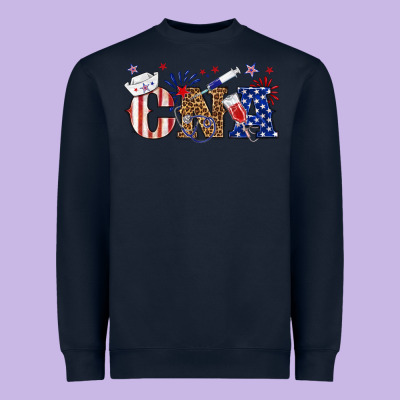 Cna Certified Nursing Heavyweight Sweatshirt Designed By Texasbilliewilder
