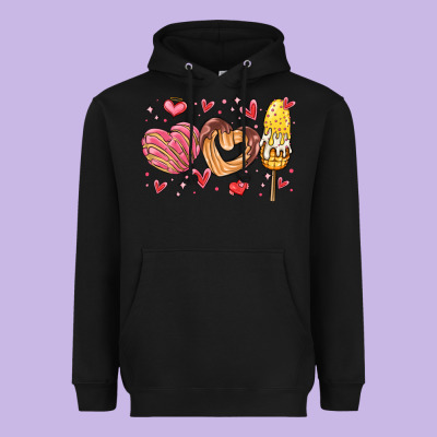 Valentines Day Mexican Food Heavyweight Hoodie Designed By Maliassmallbusiness