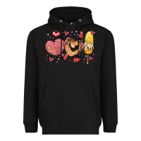 Black valentines day mexican food Heavyweight Hoodie - MaliasSmallBusiness