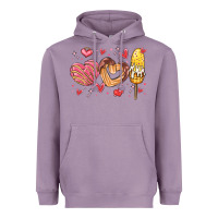Lavender valentines day mexican food Heavyweight Hoodie - MaliasSmallBusiness