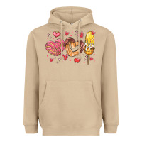 Mushroom valentines day mexican food Heavyweight Hoodie - MaliasSmallBusiness
