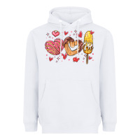 White valentines day mexican food Heavyweight Hoodie - MaliasSmallBusiness