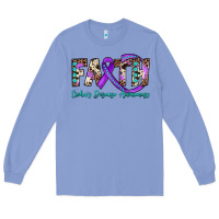 Colony Blue faith crohn's disease awareness Long Sleeve Tee - JahusDesignShop