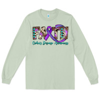 Matcha faith crohn's disease awareness Long Sleeve Tee - JahusDesignShop