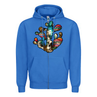 True Royal serape cactus Zipper Hoodie - JahusDesignShop