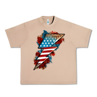 Burro American lightning bolt Urban Heavy Tee - Neo Western