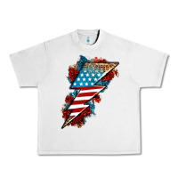 Lunar Rock American lightning bolt Urban Heavy Tee - Neo Western