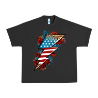 Pigment Black American lightning bolt Urban Heavy Tee - Neo Western