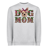Heather Grey christmas dog mom chihuahua Heavyweight Sweatshirt - RanaPortraitStore