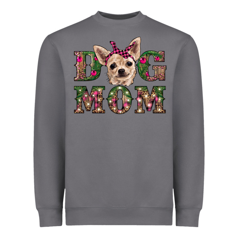 Christmas Dog Mom Chihuahua Heavyweight Sweatshirt by RanaPortraitStore | Teevron