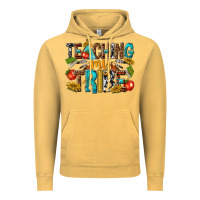 Vintage Mustard teaching my Vintage Hoodie - texasbilliewilder