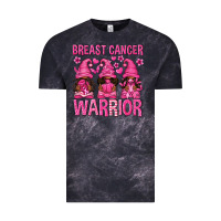 Cloud Black Breast Cancer Warrior Afro Gnomes Vintage Tee - texasbilliewilder