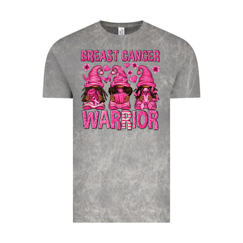 Breast Cancer Warrior Afro Gnomes Vintage Tee by texasbilliewilder | Teevron