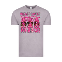 Vintage Zinc Breast Cancer Warrior Afro Gnomes Vintage Tee - texasbilliewilder