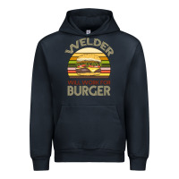 Navy Welder Wıll Work For Burger Urban Hoodie - Bettercallsaul