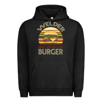 Pigment Black Welder Wıll Work For Burger Urban Hoodie - Bettercallsaul