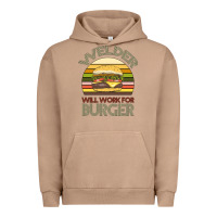 Pigment Burro Welder Wıll Work For Burger Urban Hoodie - Bettercallsaul