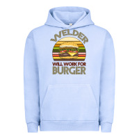 Pigment Grape Ice Welder Wıll Work For Burger Urban Hoodie - Bettercallsaul