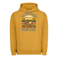 Pigment Peanut Butter Welder Wıll Work For Burger Urban Hoodie - Bettercallsaul