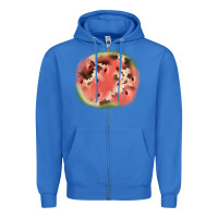 True Royal watermelon cowhide patch3 Zipper Hoodie - JahusDesignShop