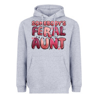 Heather Grey somebodys feral aunt Heavyweight Hoodie - MaliasSmallBusiness