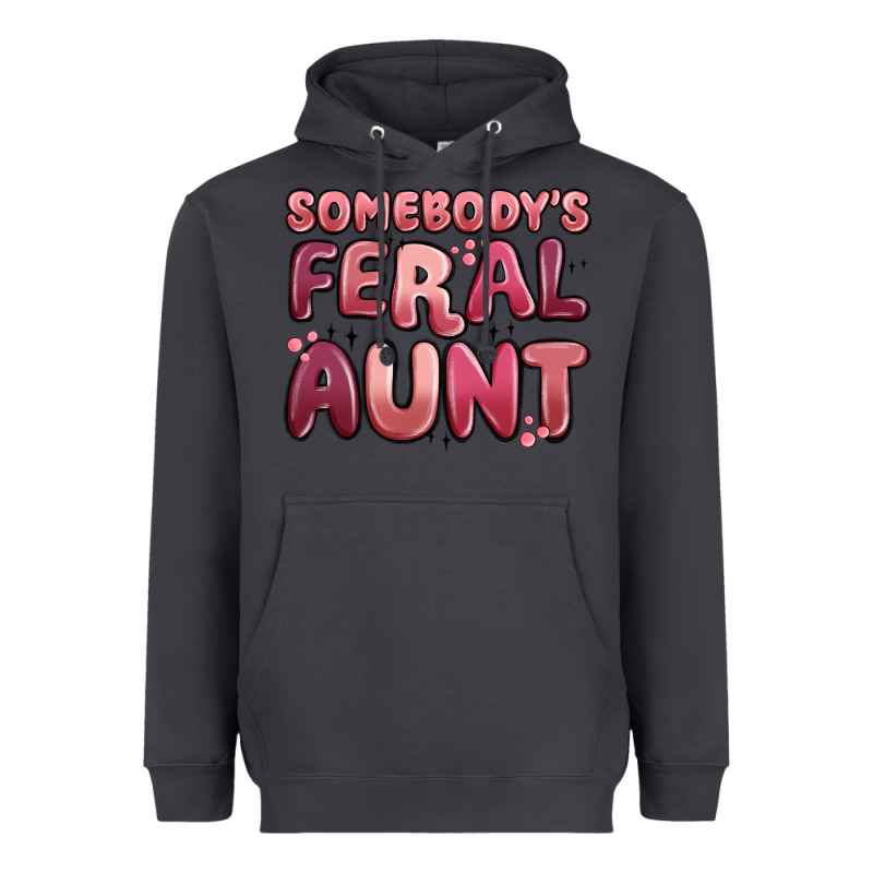 Somebodys Feral Aunt Heavyweight Hoodie by MaliasSmallBusiness | Teevron