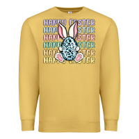 Antique Gold happy easter Premium Sweatshirt - MaliasSmallBusiness
