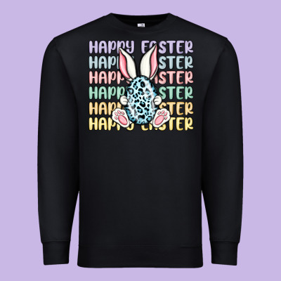 Happy Easter Premium Sweatshirt Designed By Maliassmallbusiness