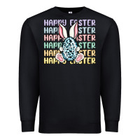 Black happy easter Premium Sweatshirt - MaliasSmallBusiness