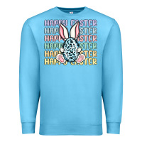 Ocean Blue happy easter Premium Sweatshirt - MaliasSmallBusiness