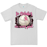 Dove Grey in october we wear pink volleyball Premium Tee - BarkalooDesign