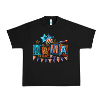 Black All American Mama 4th of July Urban Heavy Tee - CowGirlArtShop