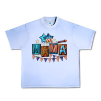 Grape Ice All American Mama 4th of July Urban Heavy Tee - CowGirlArtShop