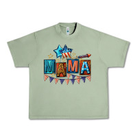 Oil Green All American Mama 4th of July Urban Heavy Tee - CowGirlArtShop