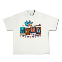 Pistachio All American Mama 4th of July Urban Heavy Tee - CowGirlArtShop
