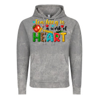 Cloud Rock teaching is a work of heart tbw Vintage Hoodie - texasbilliewilder