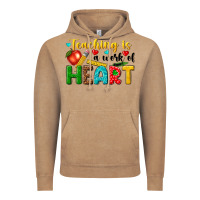 Vintage Coffee teaching is a work of heart tbw Vintage Hoodie - texasbilliewilder