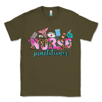 Army Green nurse practitioner Classic Tee - AdoDesignShop