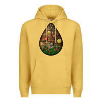 Antique Gold christmas  teardrop Premium Hoodie - BundleAndBundleShop