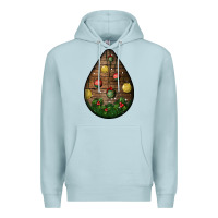 Blue Mist christmas  teardrop Premium Hoodie - BundleAndBundleShop