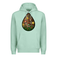 Seafoam christmas  teardrop Premium Hoodie - BundleAndBundleShop