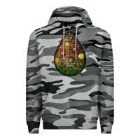 Slate Camo christmas  teardrop Premium Hoodie - BundleAndBundleShop