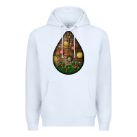 White christmas  teardrop Premium Hoodie - BundleAndBundleShop