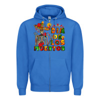 True Royal dia de los muertos Zipper Hoodie - AdoDesignShop