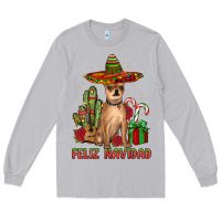 Moon Dust Chihuahua feliz navidad Long Sleeve Tee - JahusDesignShop