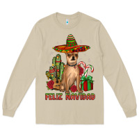 Mushroom Chihuahua feliz navidad Long Sleeve Tee - JahusDesignShop