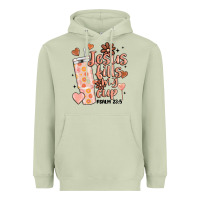 Matcha valentine jesus fills my cup Heavyweight Hoodie - MaliasSmallBusiness