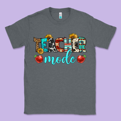 Teacher Mode Classic Tee Designed By Bundleandbundleshop