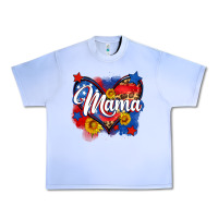 Grape Ice American mama heart Urban Heavy Tee - Neo Western